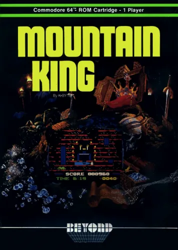 Mountain King cover art for Commodore 64