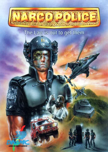Narco Police cover art for Commodore 64