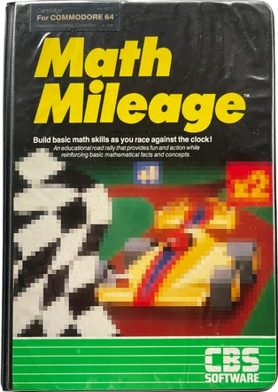 Math Mileage cover art for Commodore 64