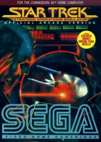 Star Trek - Strategic Operations Simulator cover art for Commodore 64