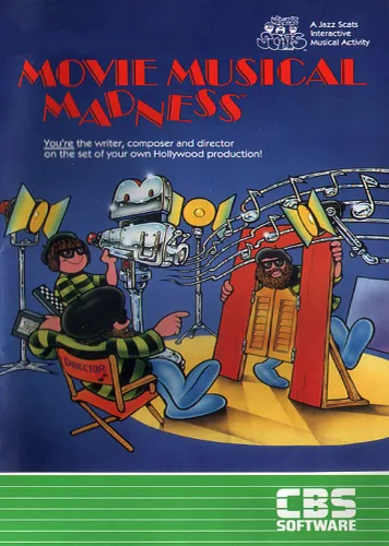 Movie Musical Madness Starring the Jazz Scats cover art for Commodore 64
