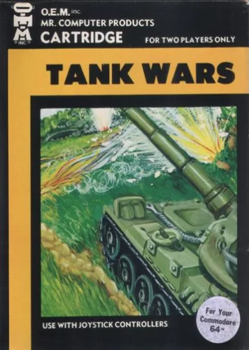 Tank Wars cover art for Commodore 64