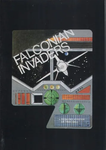 Falconian Invaders cover art for Commodore 64