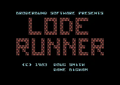 Lode Runner title screen