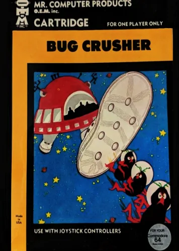 Bug Crusher cover art for Commodore 64