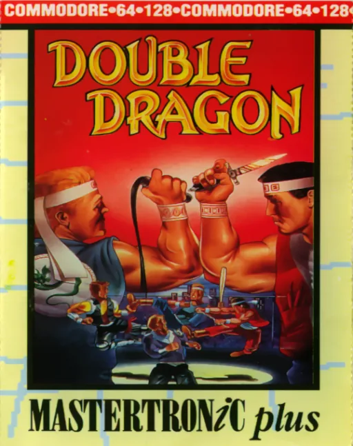 Double Dragon (USA, Europe) (HES) cover art for Commodore 64