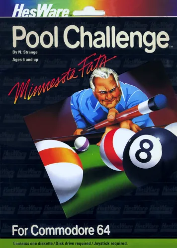 Minnesota Fat's Pool Challenger cover art for Commodore 64