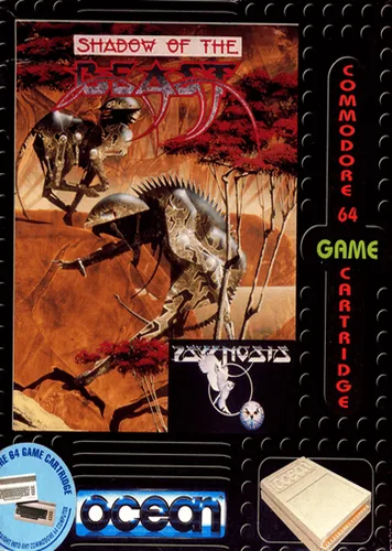 Shadow of the Beast cover art for Commodore 64