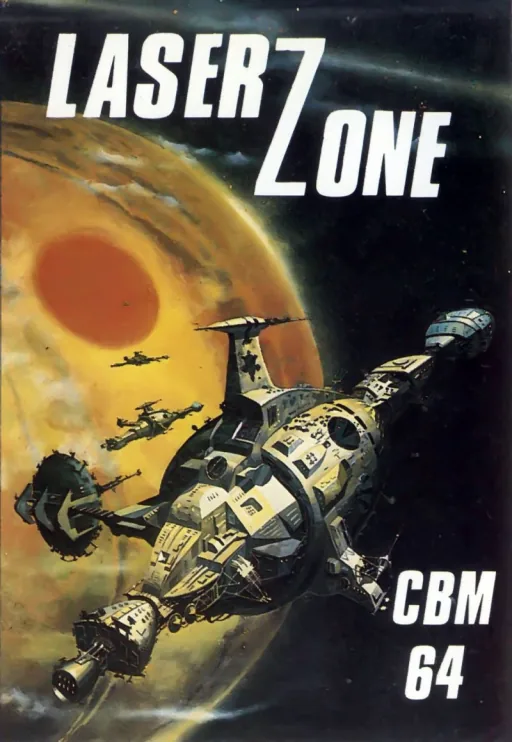 Lazer Zone cover art for Commodore 64