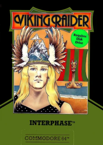 Viking Raider cover art for Commodore 64