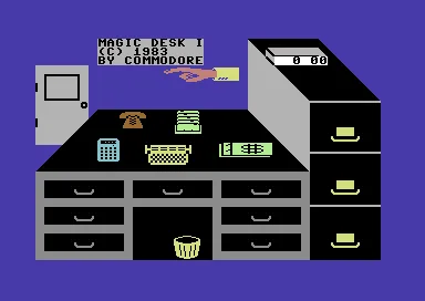 Backdrop artwork for Magic Desk I - Type and File (USA, Europe) (VICE)
