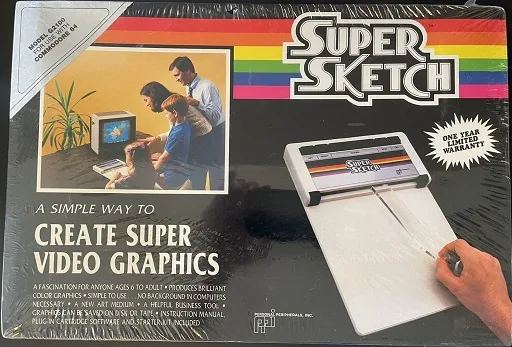Super Sketch cover art for Commodore 64