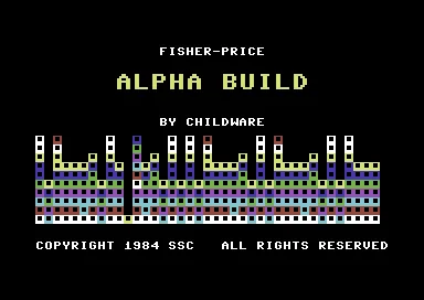 Alpha Build title screen