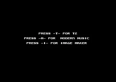 The Terminator 2 - Judgment Day + Modern Music Maker + Image System title screen