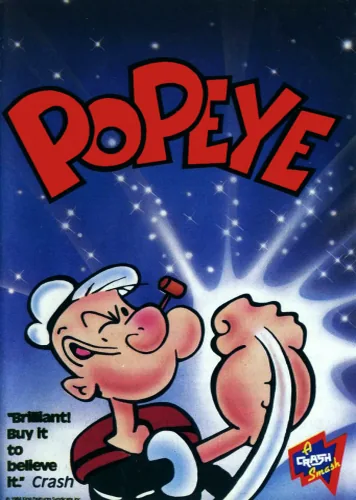 Popeye cover art for Commodore 64