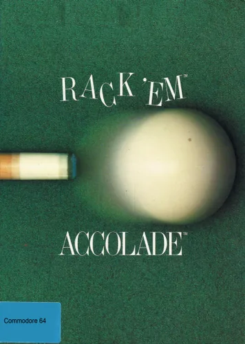 Rack 'em Up! cover art for Commodore 64