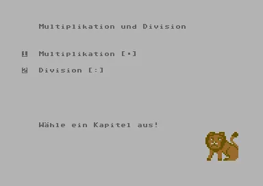 Rechenlowe, Der - Fit in Multiplikation und Division - 2.-3. Schuljahr title screen