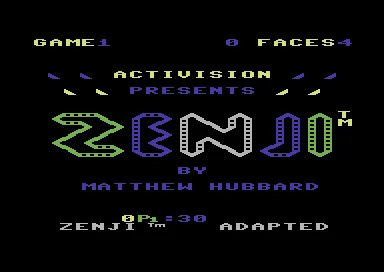 Zenji title screen