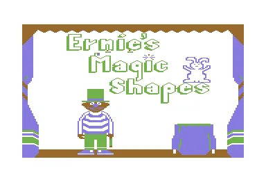 Ernie's Magic Shapes title screen