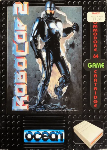 RoboCop 2 cover art for Commodore 64