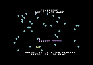 Centipede title screen