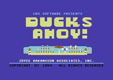 Ducks Ahoy! title screen