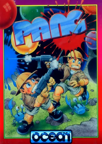 Pang cover art for Commodore 64