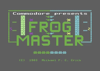 Frog Master title screen