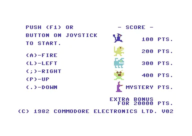 Wizard of Wor (Japan) (v02) (MAX) title screen