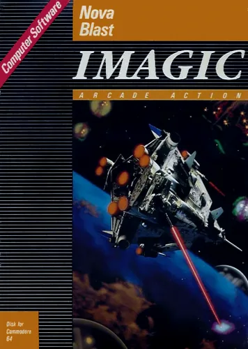 Nova Blast cover art for Commodore 64