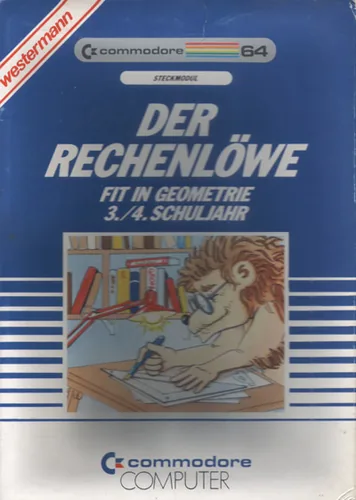 Rechenlowe, Der - Fit in Geometrie - 3.-4. Schuljahr cover art for Commodore 64