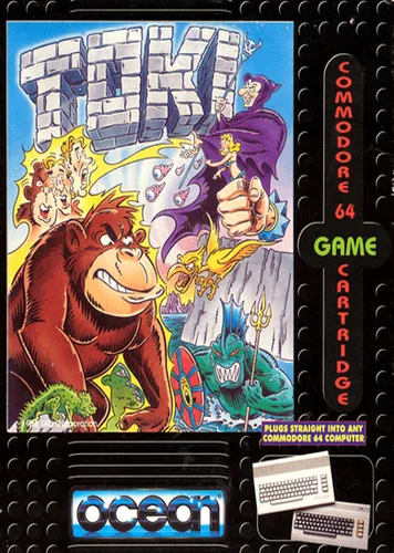 Toki cover art for Commodore 64