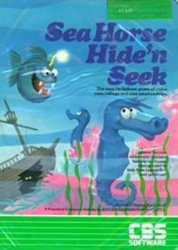 Seahorse Hide'n Seek cover art for Commodore 64