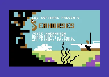 Seahorse Hide'n Seek title screen