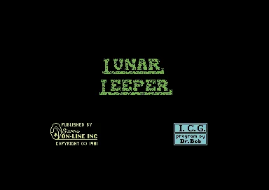 Lunar Leeper title screen