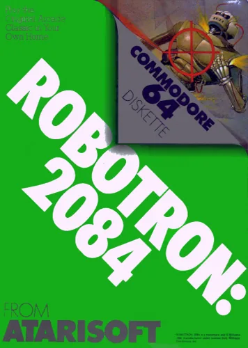 Robotron - 2084 cover art for Commodore 64