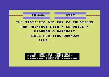 Stat 64 title screen