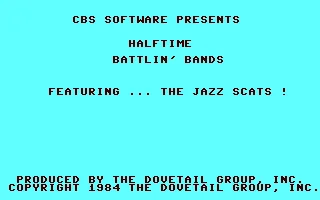 Halftime Battlin' Bands title screen