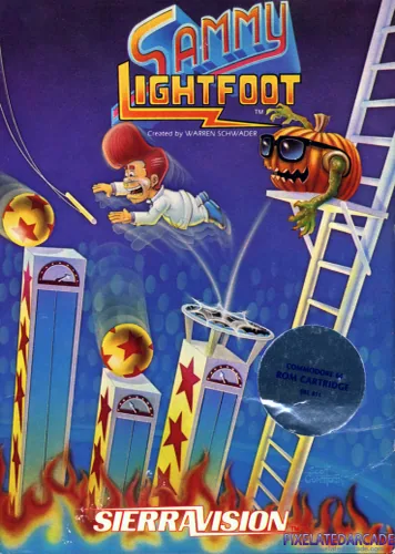 Sammy Lightfoot cover art for Commodore 64