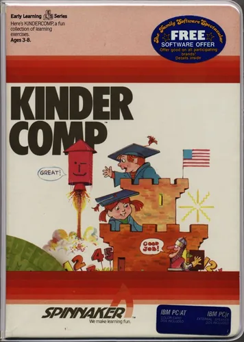 Kindercomp cover art for Commodore 64