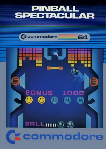 Pinball Spectacular (World) (MAX) cover art for Commodore 64