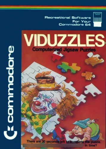 Viduzzles - Computerized Jigsaw Puzzles cover art for Commodore 64