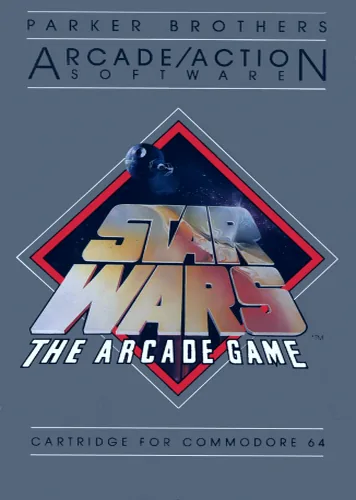 Star Wars - The Arcade Game cover art for Commodore 64