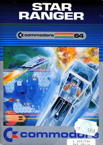 Star Ranger cover art for Commodore 64