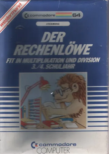 Rechenlowe, Der - Fit in Multiplikation und Division - 3.-4. Schuljahr cover art for Commodore 64