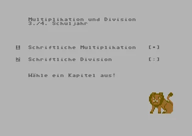 Rechenlowe, Der - Fit in Multiplikation und Division - 3.-4. Schuljahr title screen