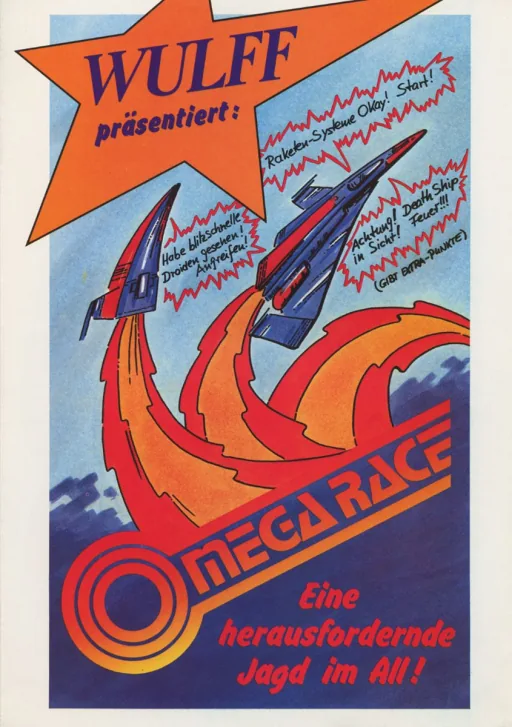 Omega Race (Japan) (v02) (MAX) cover art for Commodore 64