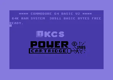 Power Cartridge title screen