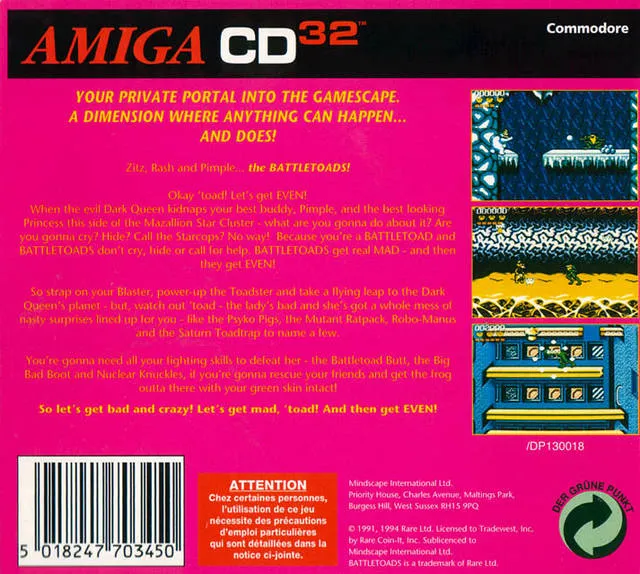 Battletoads box back