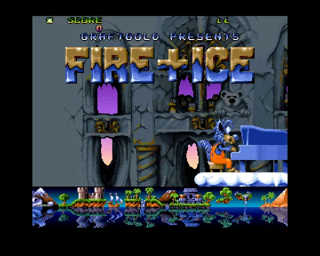 Backdrop artwork for Fire & Ice: The Daring Adventures of Cool Coyote
